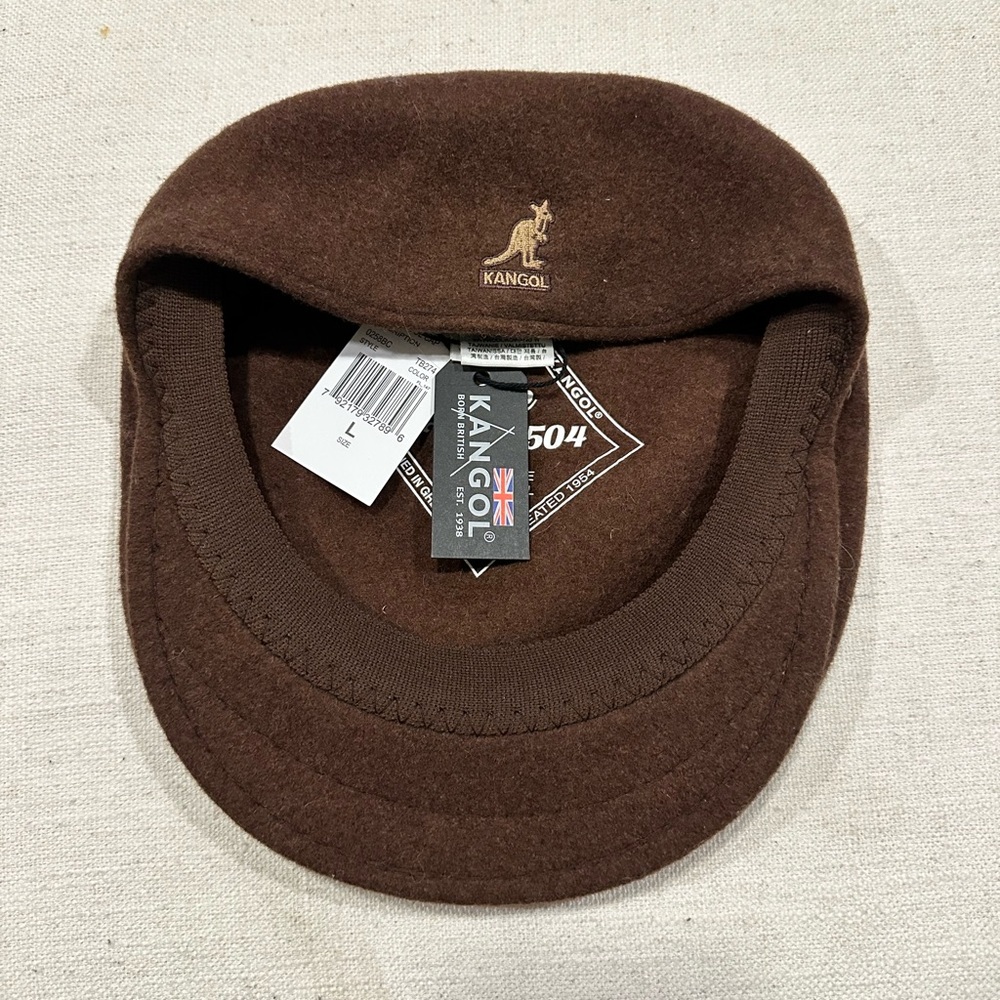 NWT Kangol Wool 504 Tobacco Size: L